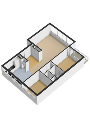 Floorplan - Patmosdreef 34, 3562 JM Utrecht